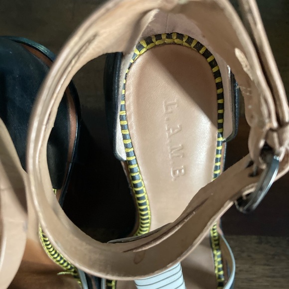 L.A.M.B Block Heels - Picture 3 of 4